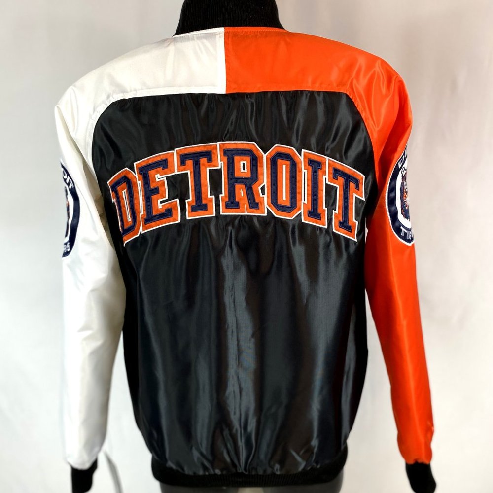 DETROIT TIGERS Starter SPECIAL ED. Snap Down 3 Color Jacket MEDIUM